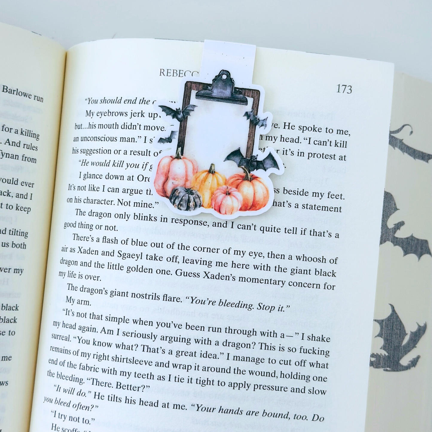 Spooky Harvest Clipboard Magnetic Bookmark