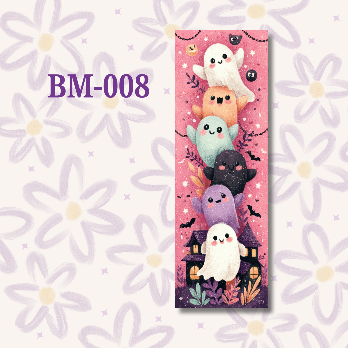 Spooky Cute Ghost Bookmarks