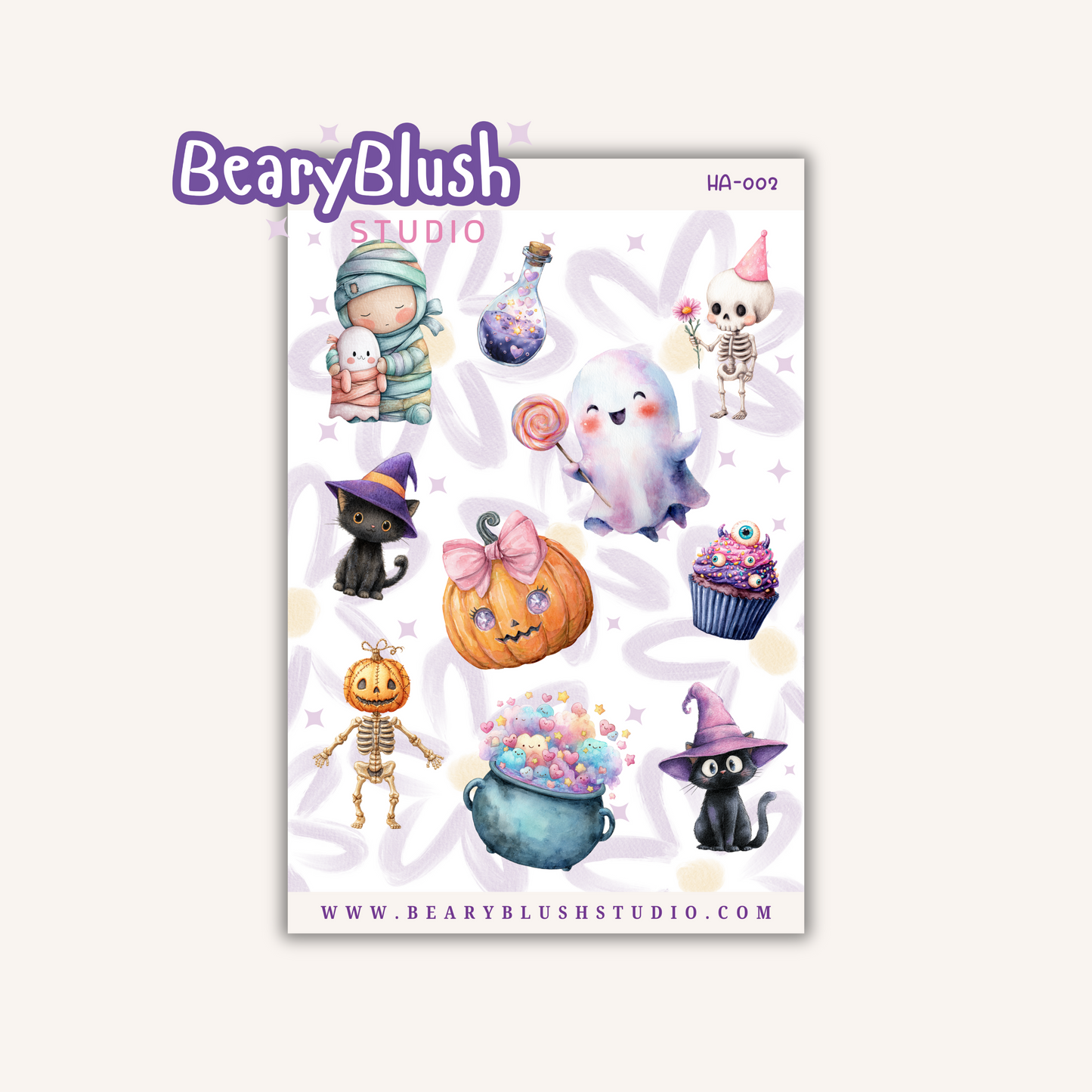 Magical Mischief Halloween Sticker Set - HA-002