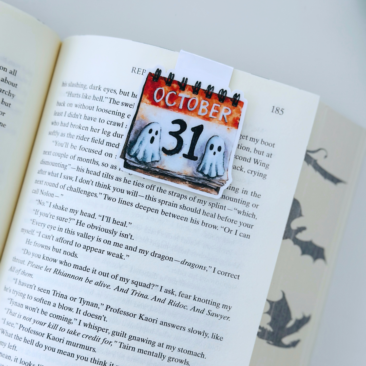 October 31st Calendar Magnetic Bookmark