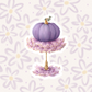 Enchanted Purple Pumpkin Sticker STI-004