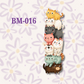 Stacked Kitty Cats Bookmark Set