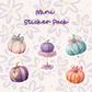 Maisy Bow & Glitter Pumpkin Sticker STI-001