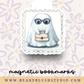 Classy Ghost Stamp Magnetic Bookmark
