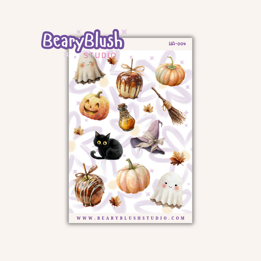 Witchy Autumn Things Sticker Set - HA-004