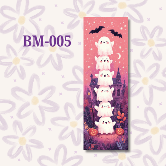 Spooky Cute Ghost Bookmarks
