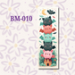 Beary Cute Bats Halloween Bookmarks