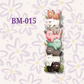 Stacked Kitty Cats Bookmark Set