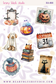 Spooky But Vintage Sticker Sheet HA-008